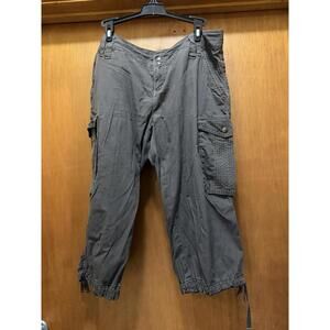 Womens DKNY Sport Capris Brown, Size 10